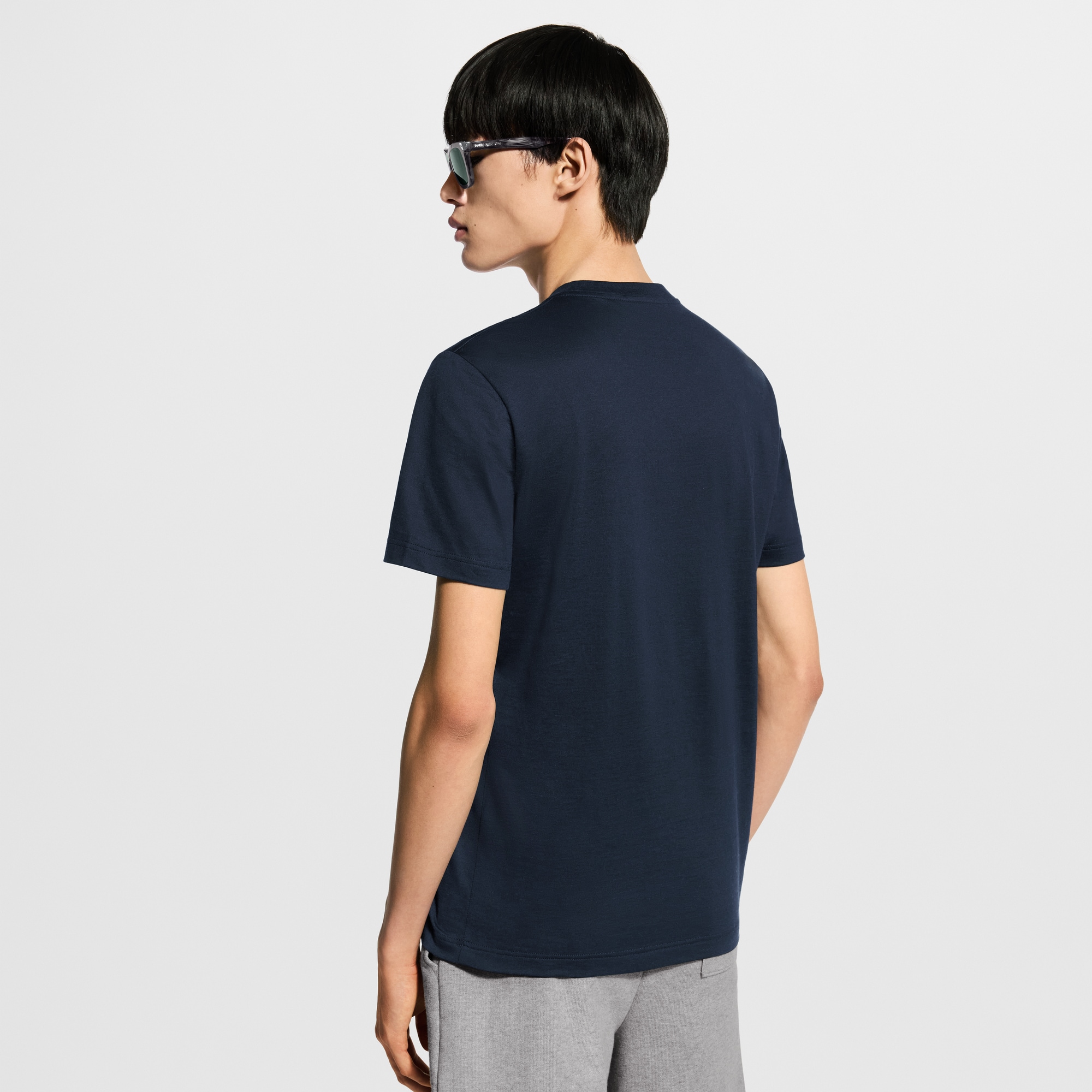 Short-Sleeved Signature T-Shirt - Men - Ready-to-Wear | LOUIS